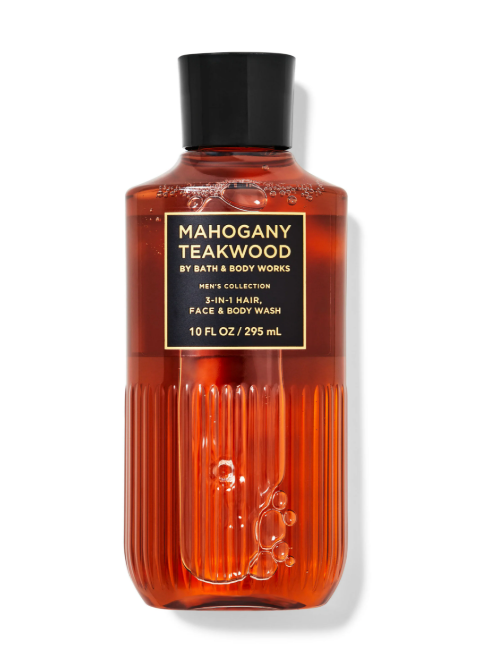 Bath & Body Works Mahogany Teakwood 3-in-1 Hair, Face & Body Wash image 0