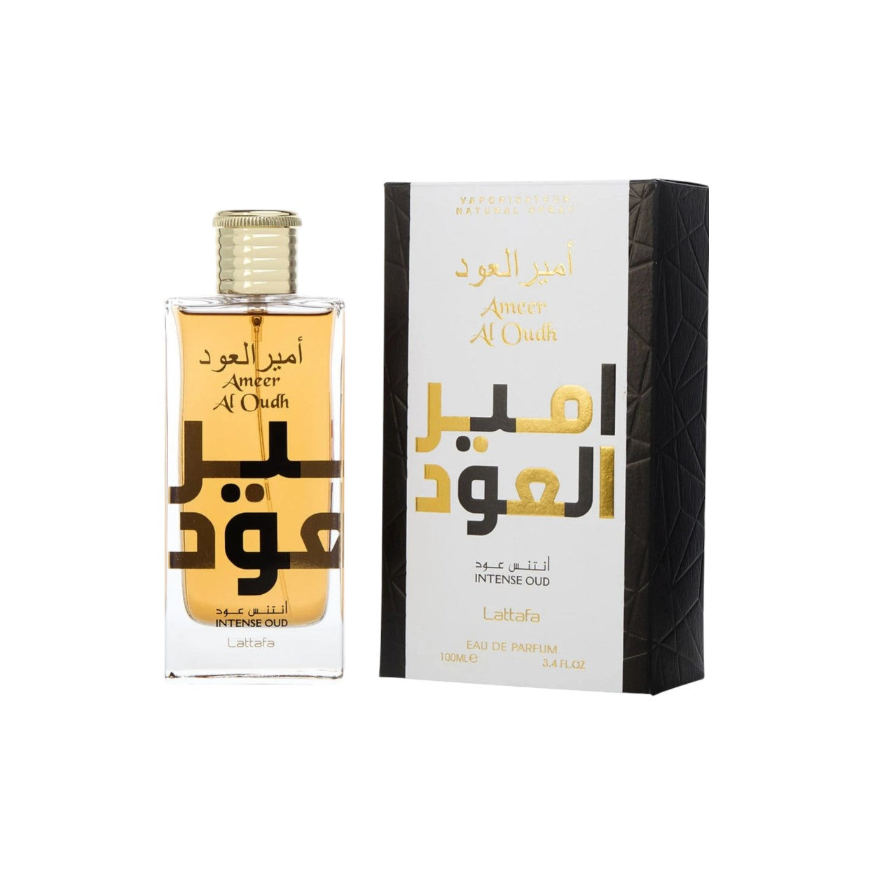 Lattafa Ameer Al Oudh Intense Oud unisex Eau De Parfum Spray 3.4 oz
