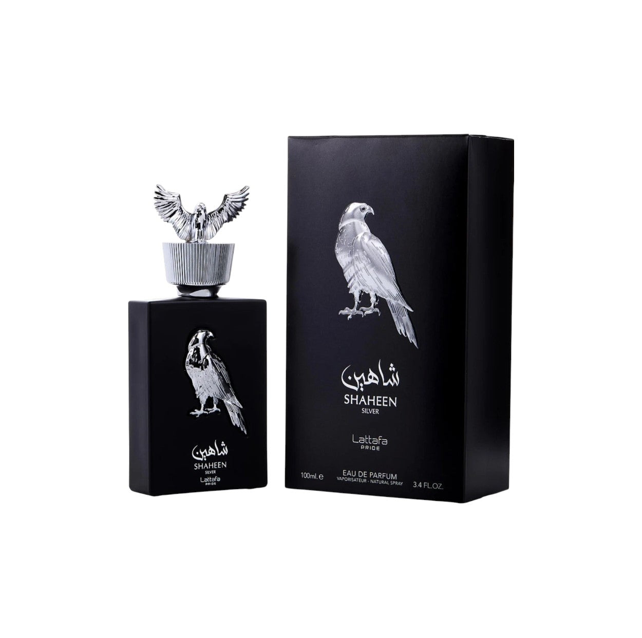 Lattafa Pride Shaheen Silver unisex Eau De Parfum Spray 3.4 oz