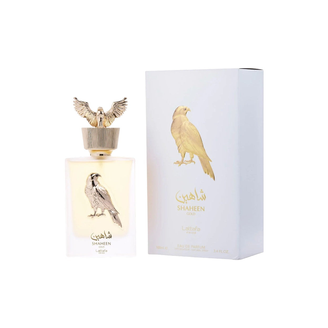 Lattafa Pride Shaheen Gold unisex Eau De Parfum Spray 3.4 oz