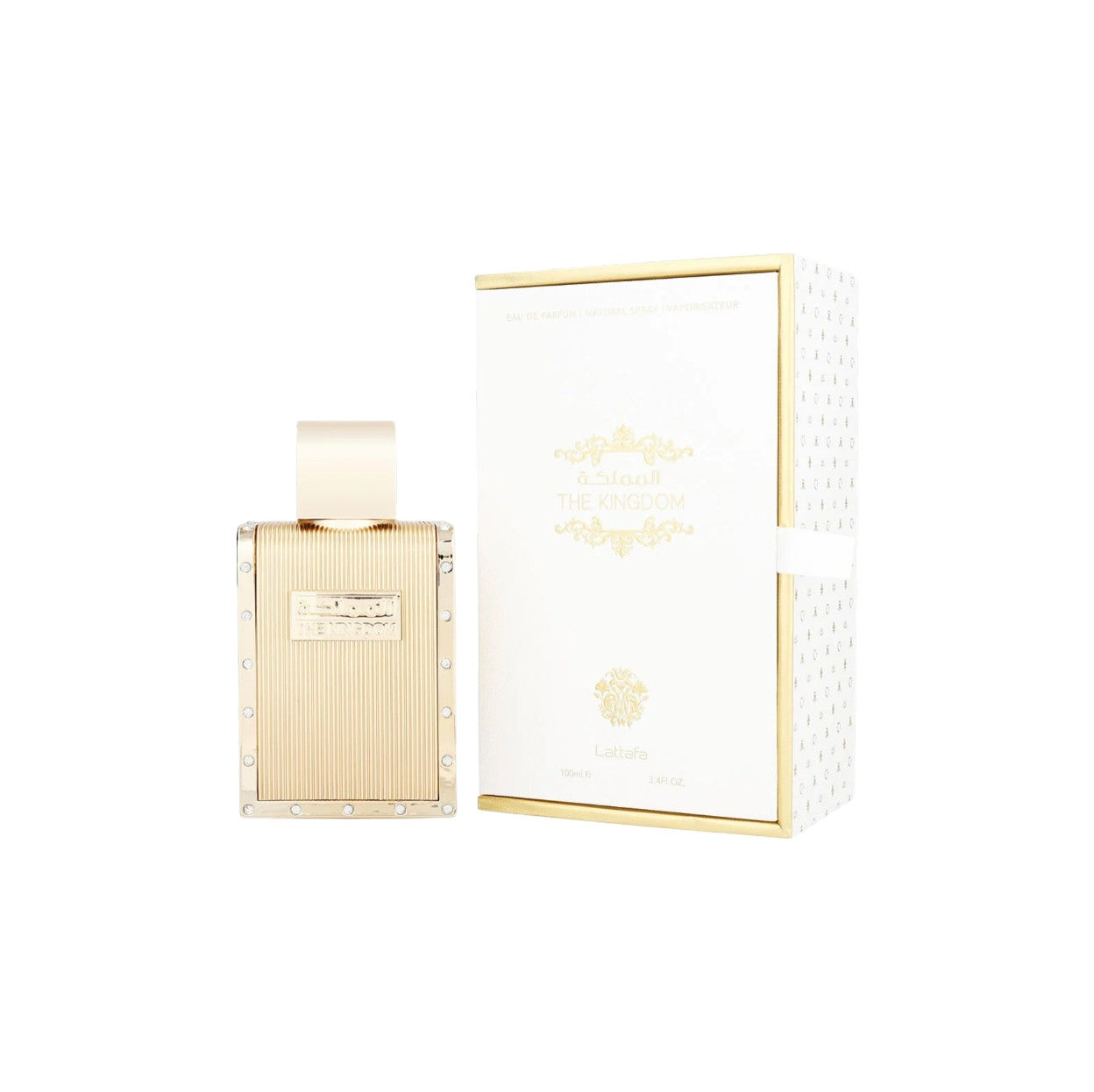 Lattafa The Kingdom men Eau De Parfum Spray 3.4 oz