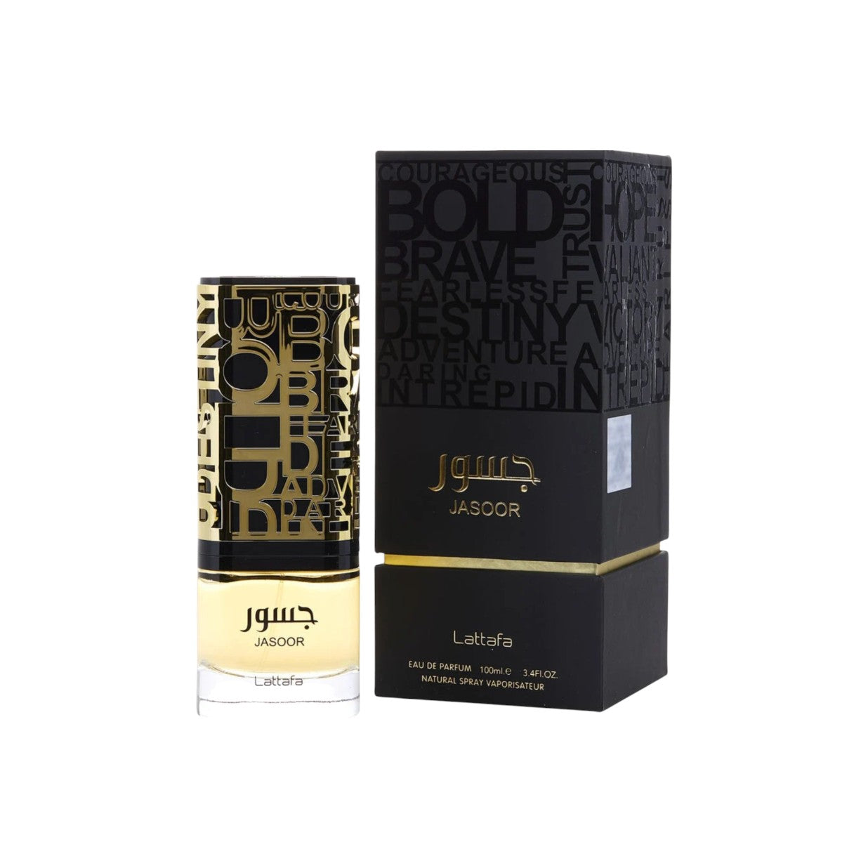 Lattafa Jasoor men Eau De Parfum Spray 3.4 oz