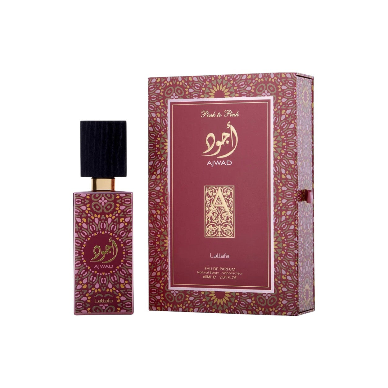 Ajwad Lattafa Pink to Pink by Lattafa Eau De Parfum For Women 2.4 oz