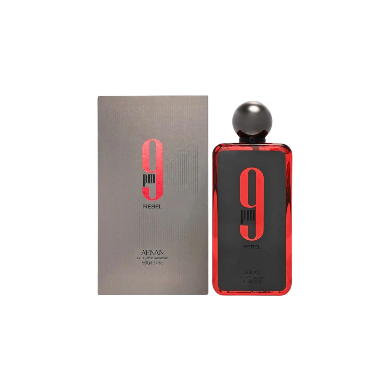 Afnan 9 PM Rebel Eau De Parfum For Man 3.4 oz