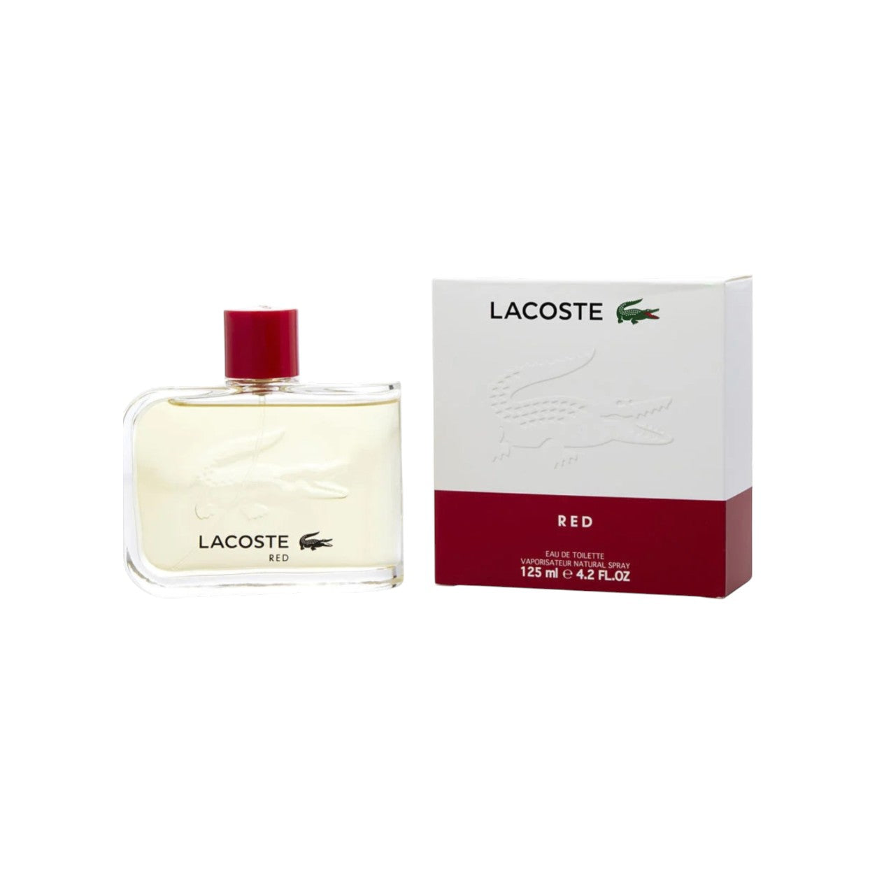Lacoste Red Style In Play men Eau De Toilette Spray (New Packaging) 4.2 oz