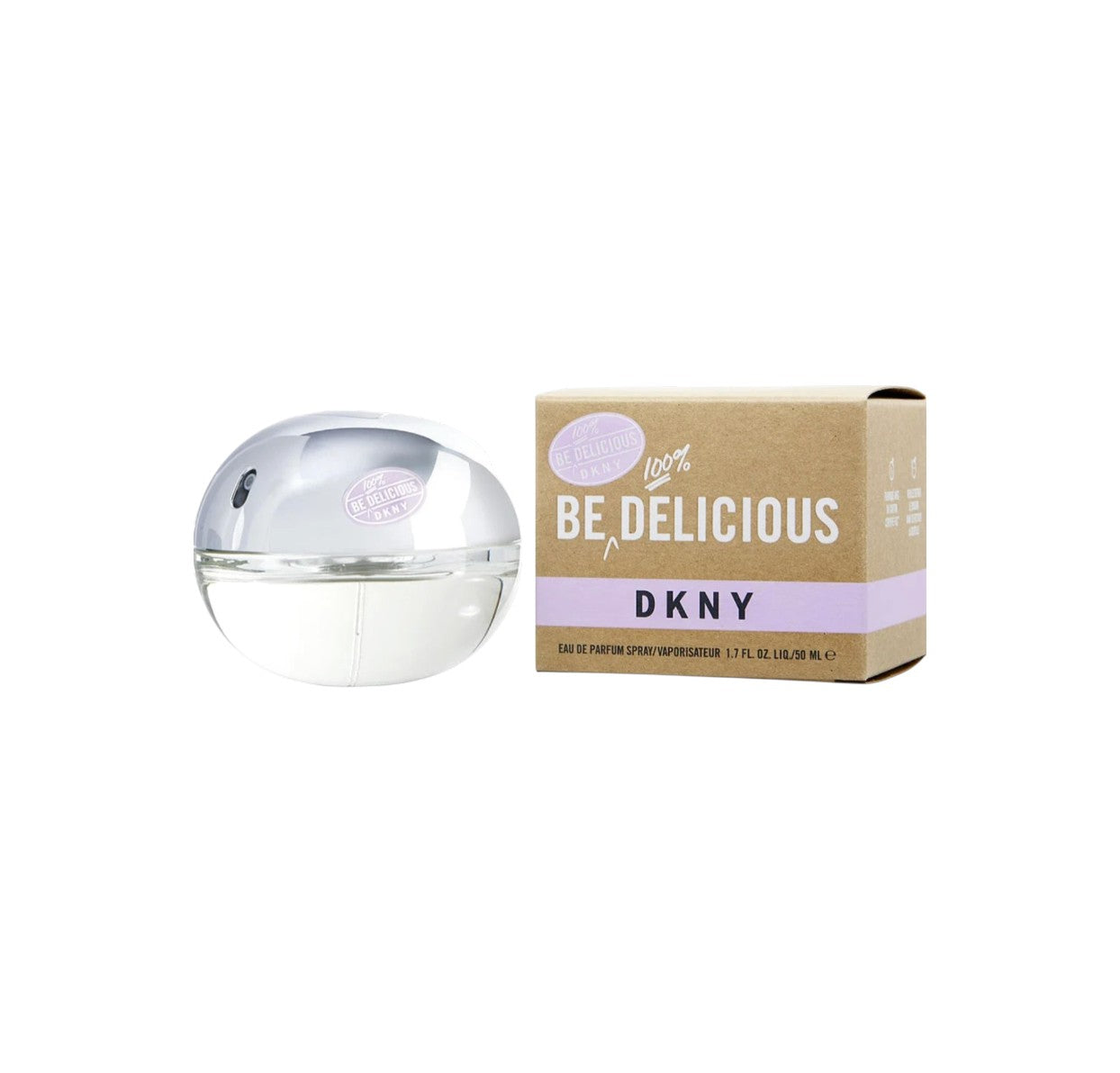 Dkny Be 100% Delicious Women Eau De Parfum Spray 1.7 oz