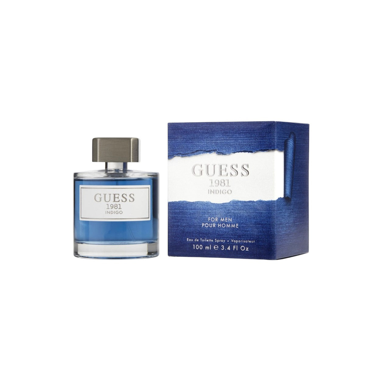 Guess 1981 Indigo Men Eau De Toilette Spray 3.4 oz