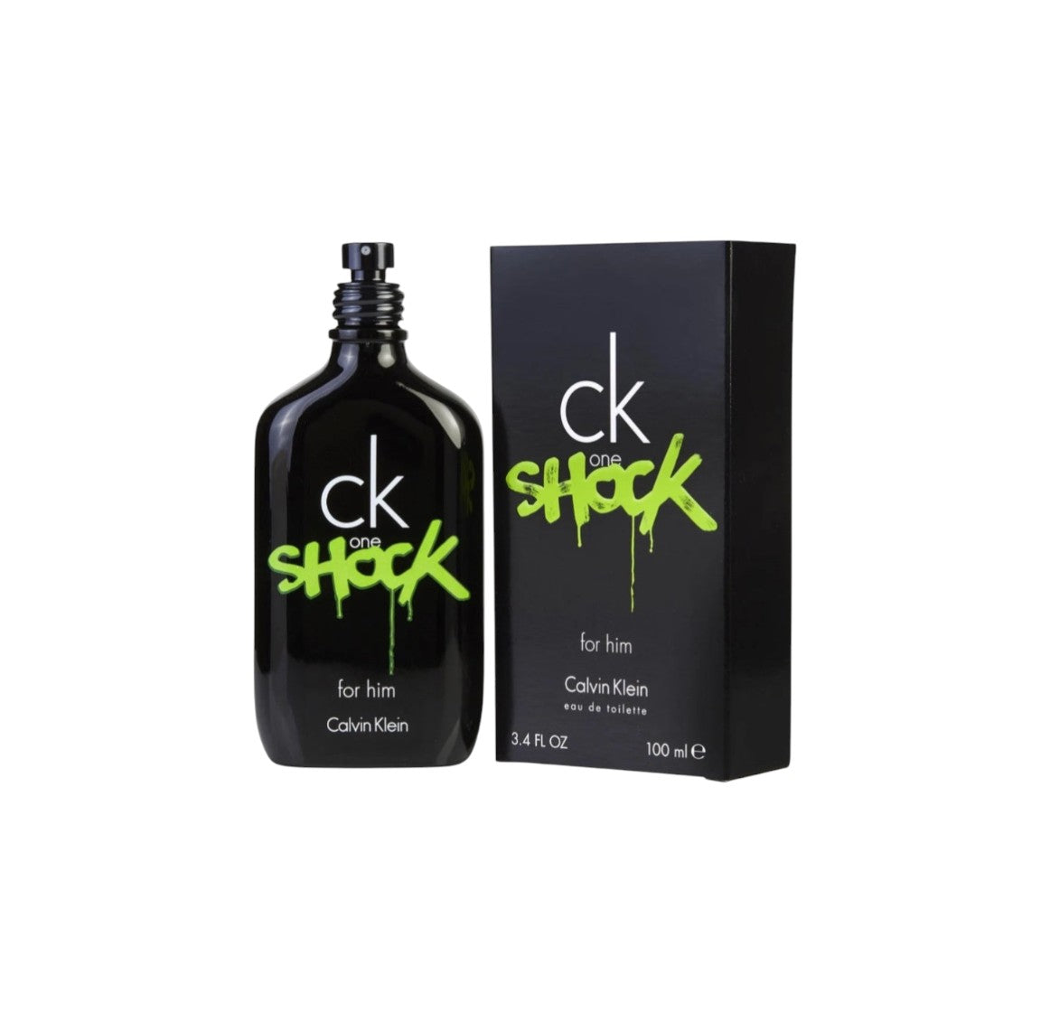 Ck One Shock men Eau De Toilette Spray 3.4 oz