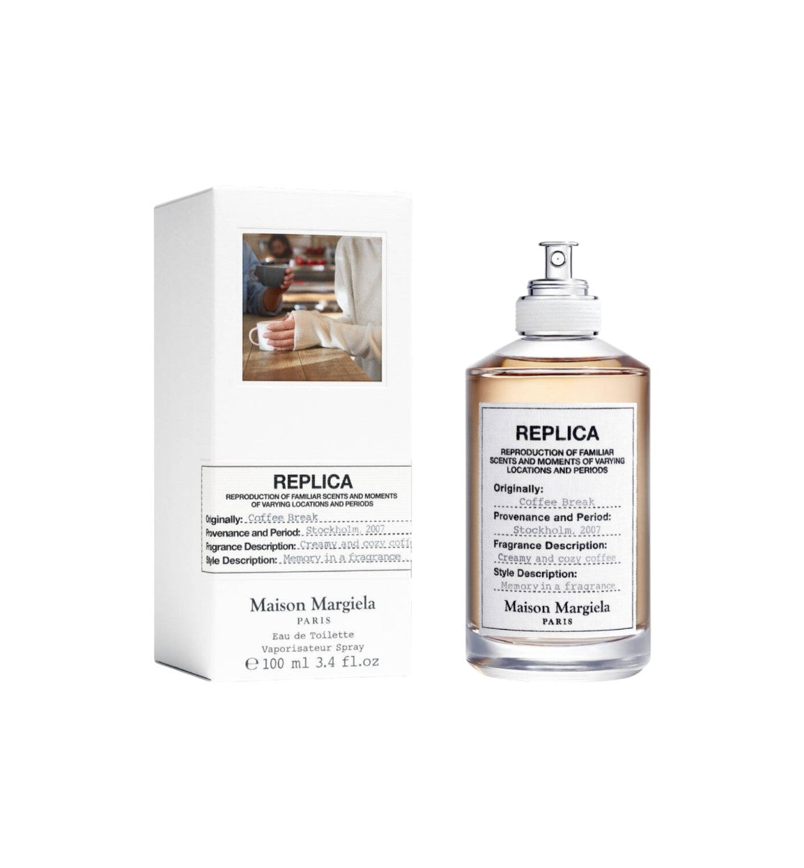Replica Coffee Break unisex Eau De Toilette Spray 3.4 oz