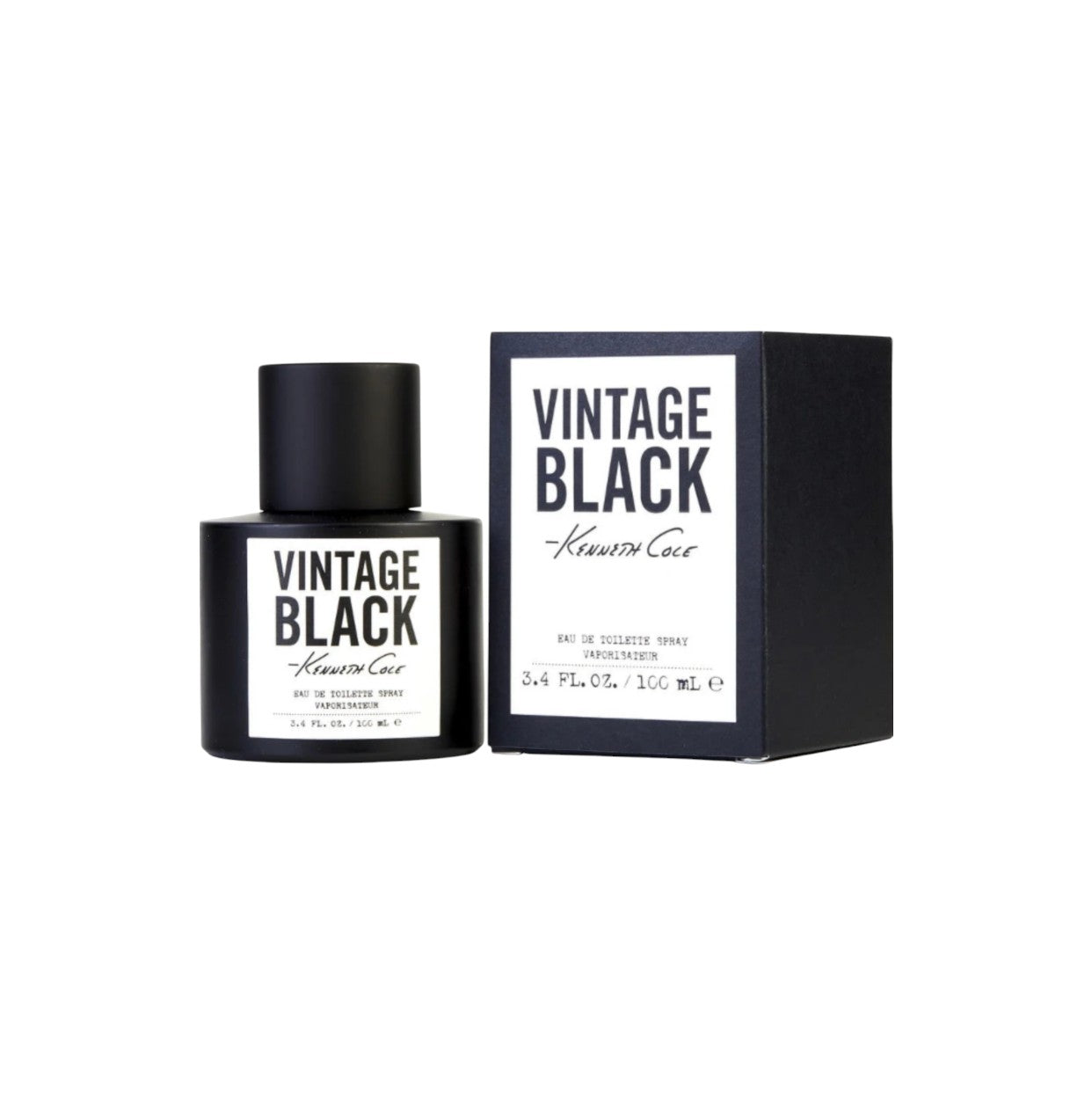 Vintage Black men Eau De Toilette Spray 3.4 oz by Kenneth Cole