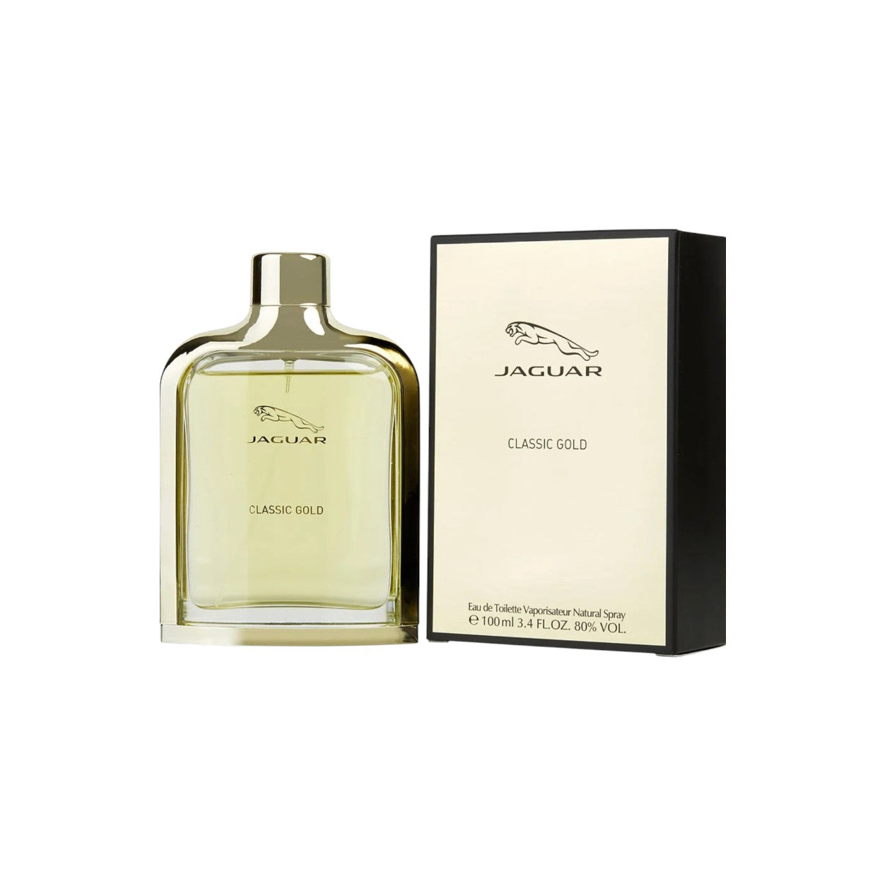 Jaguar Classic Gold men Eau De Toilette Spray 3.4 oz