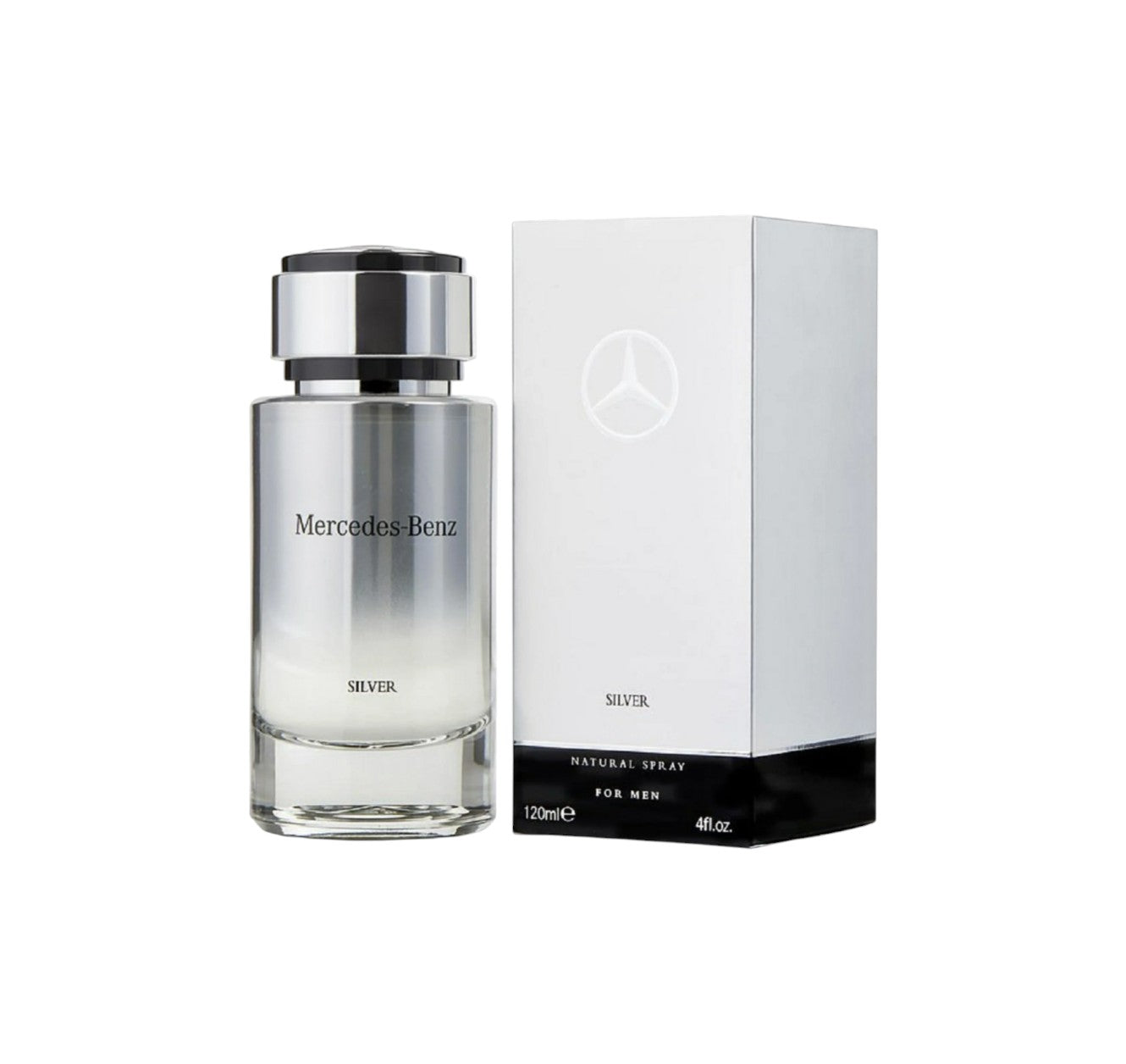 Mercedes-Benz Silver 4.0oz /120 ml Eau De Toilette For Men