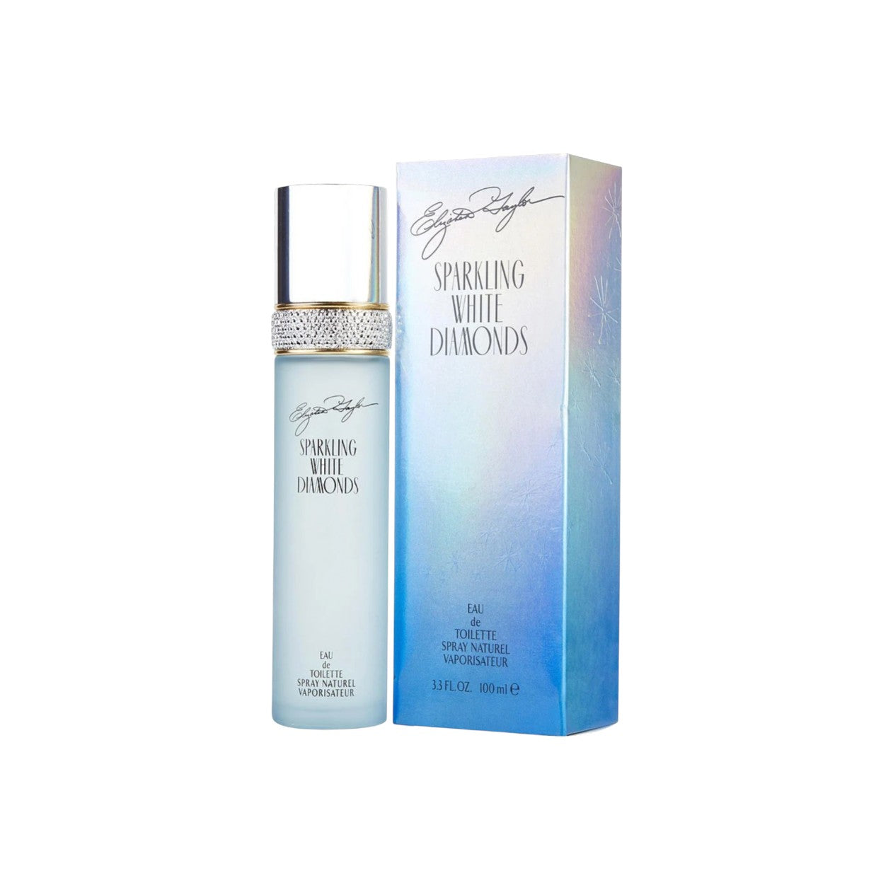 White Diamonds Sparkling Women Eau De Toilette Spray by Elizabeth Taylor 3.4oz