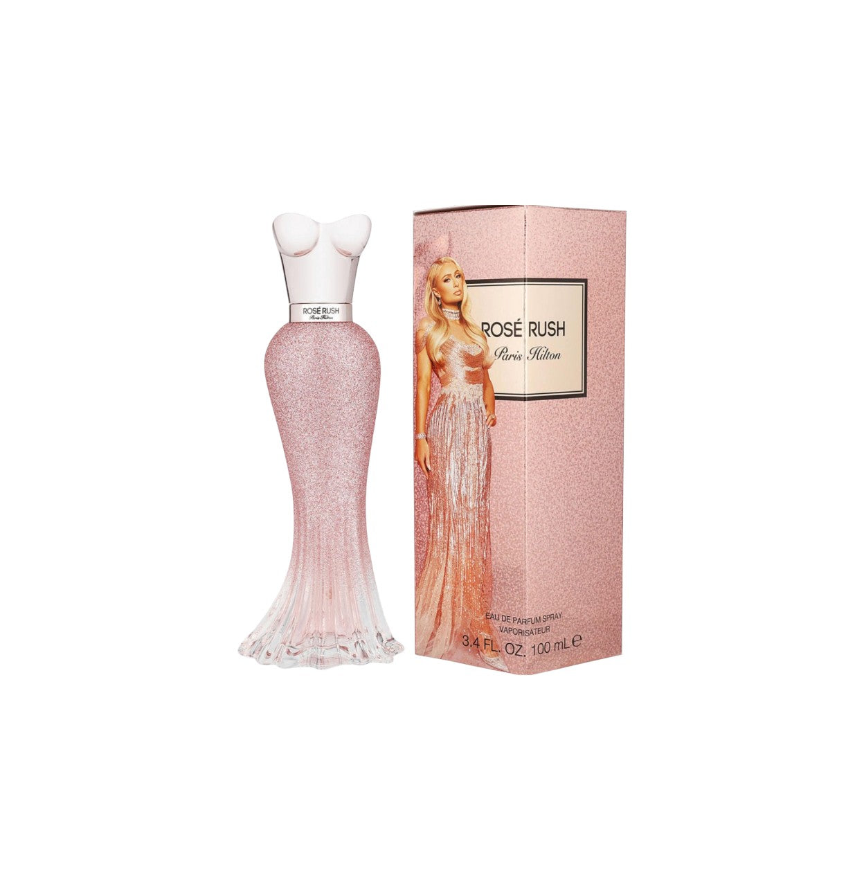 Paris Hilton Rose Rush for Women Eau De Parfum Spray, 3.4 Ounce