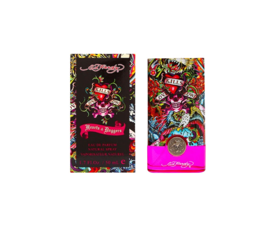 Ed Hardy Hearts & Daggers Women Eau De Parfum Spray 1.7 oz by Christian Audigier