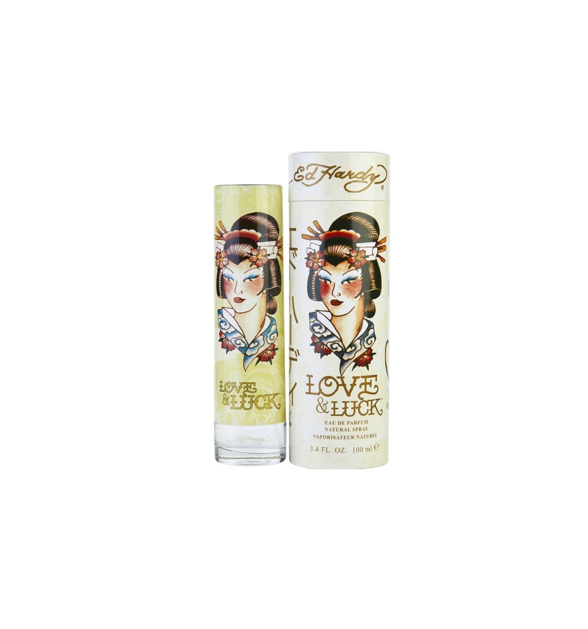 Ed Hardy Love & Luck Women Eau De Parfum Spray 3.4 oz by Christian Audigier