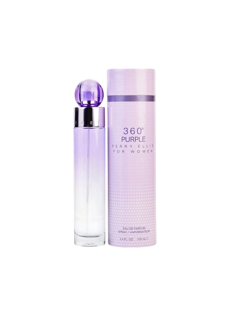 360 Purple By Perry Ellis Eau De Parfum For Women 3.4 oz