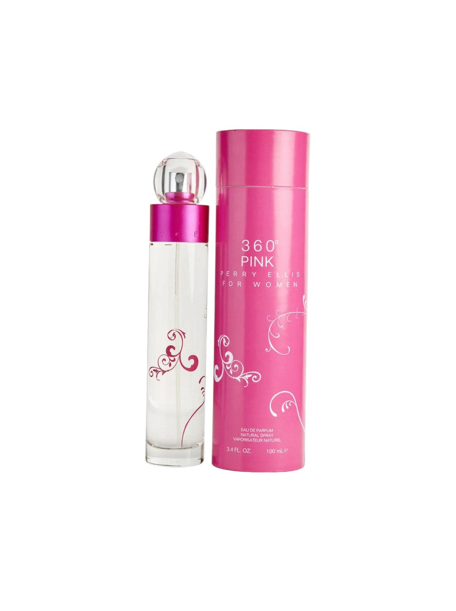 360 Pink By Perry Ellis Eau De Parfum For Women 3.4 oz