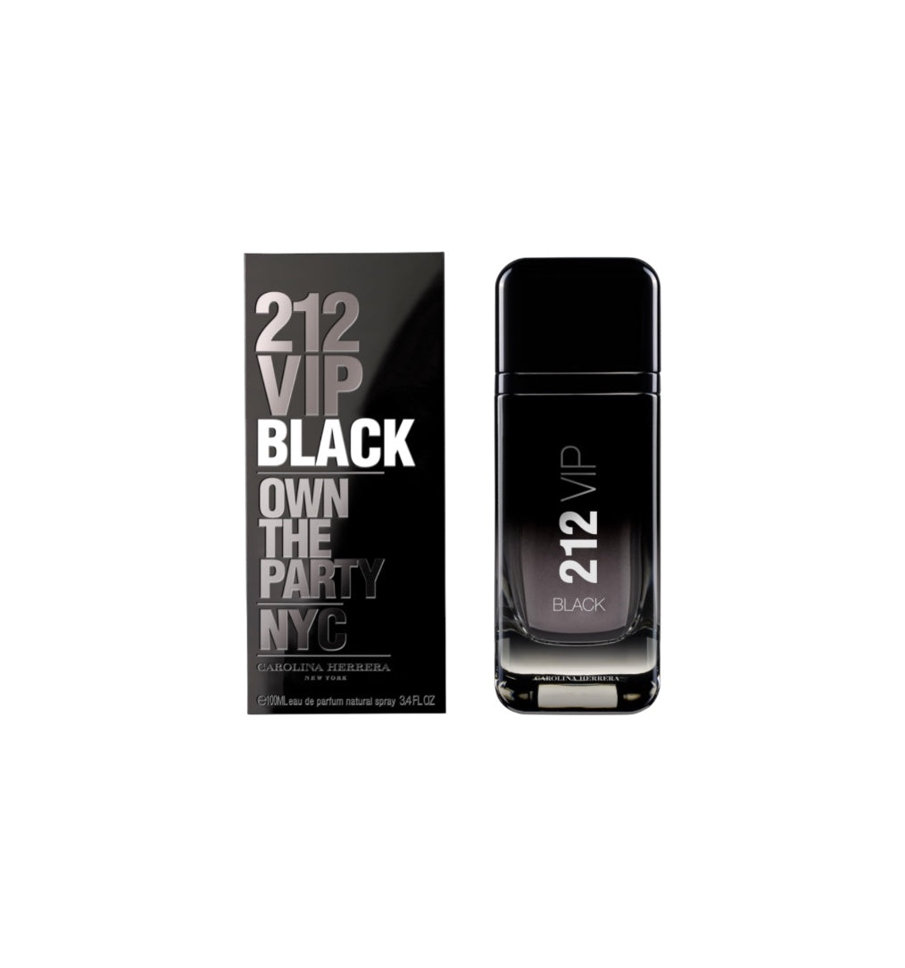 212 VIP Black By Carolina herrera Eau De Parfum 3.4 oz