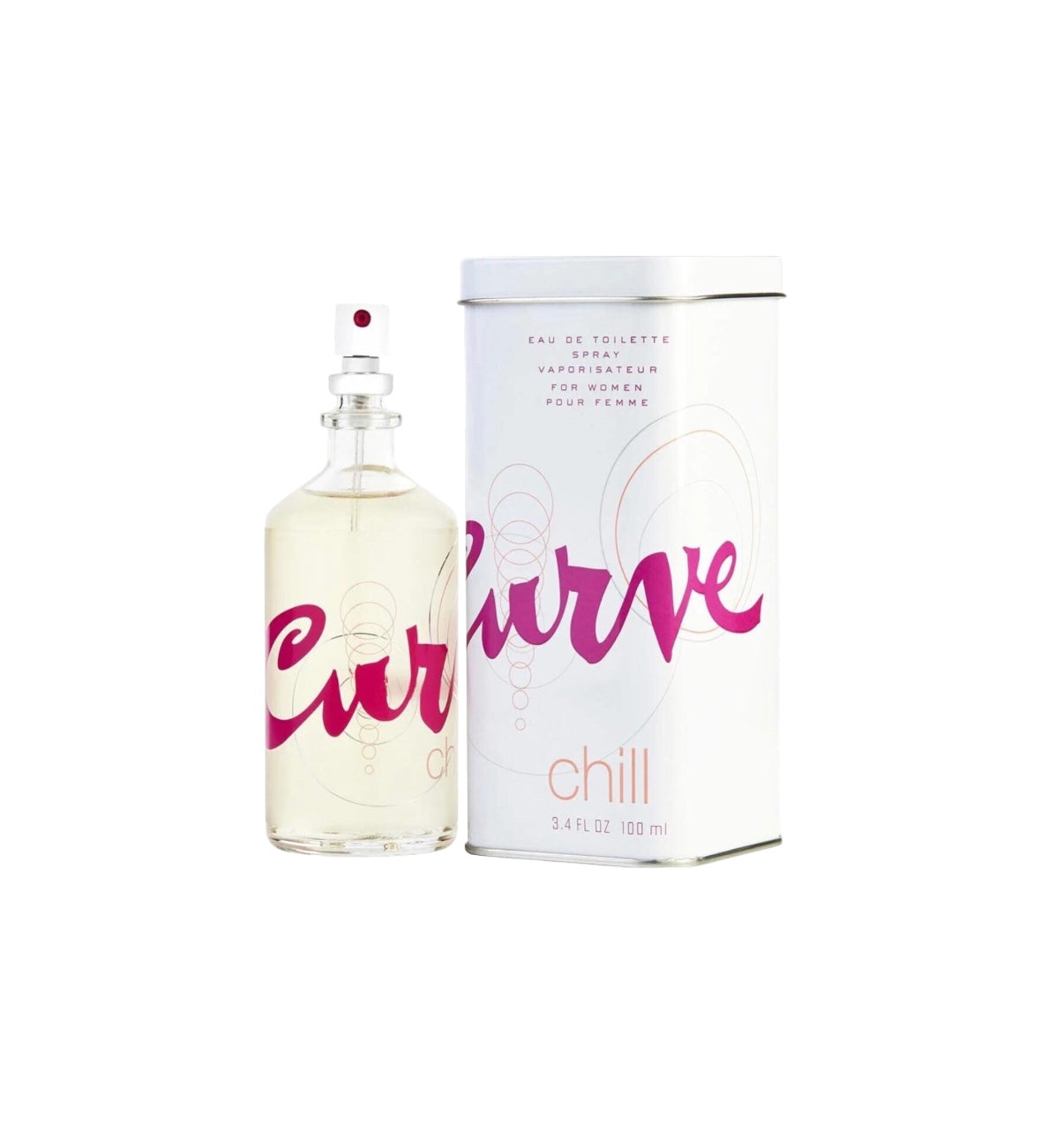 Curve Chill Women Eau De Toilette Spray 3.4 oz by Liz Claiborne