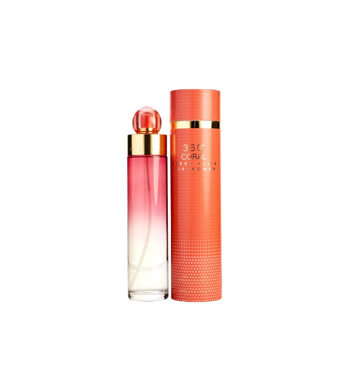360 Coral By Perry Ellis Eau De Parfum For Women 3.4 oz