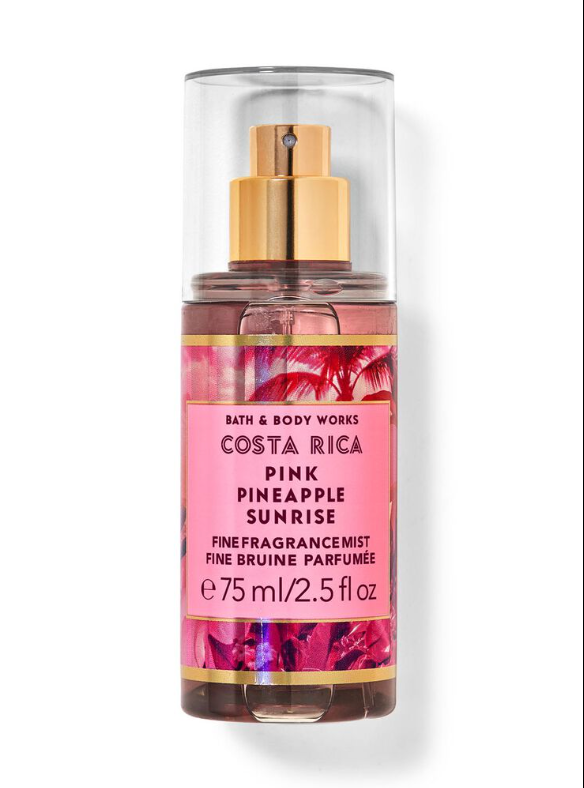Costa Rica Pink pineapple apple bath and body works travel spray 3oz/ 88 ml image 0