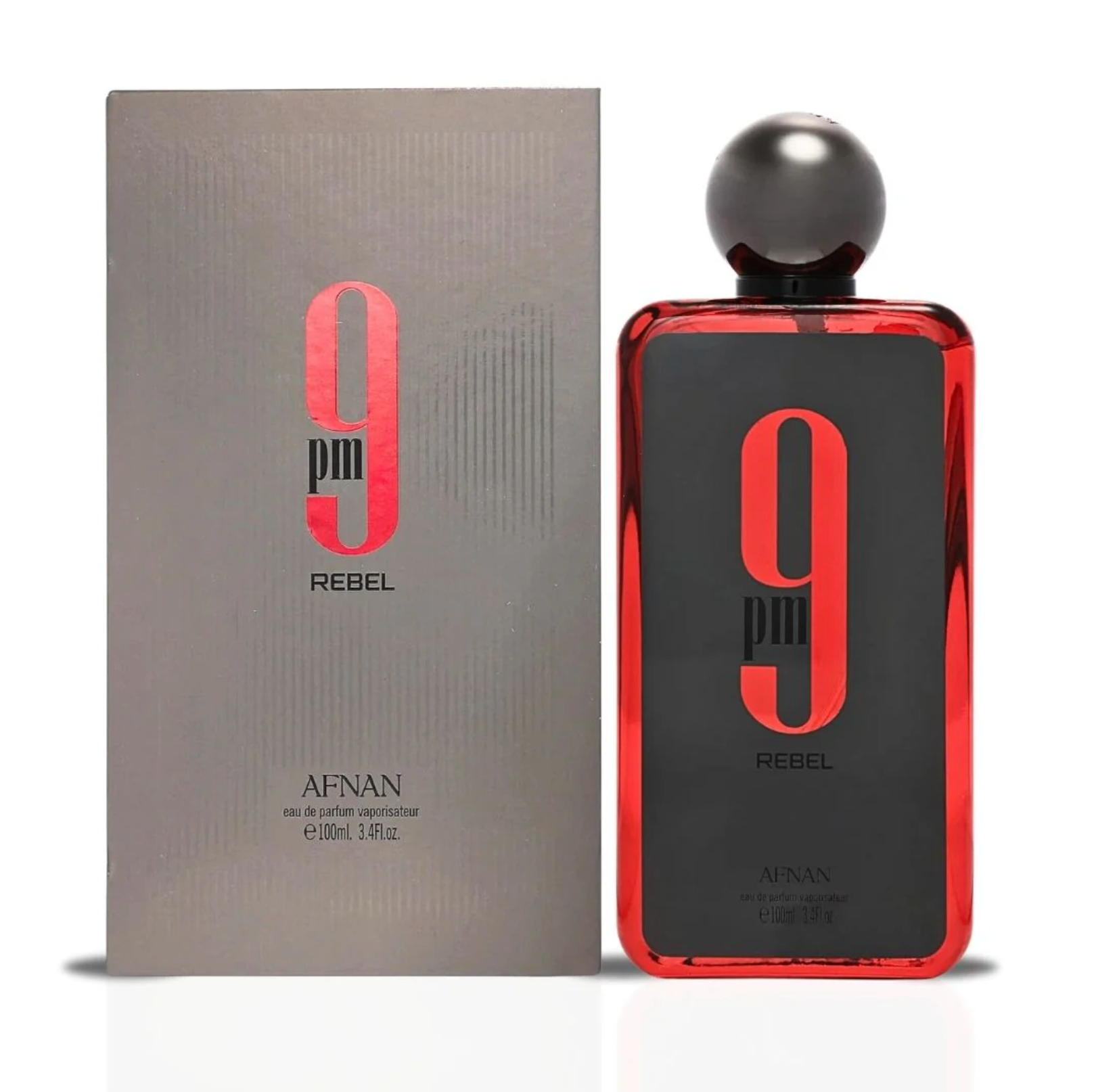 Afnan 9 PM Rebel Eau De Parfum For Man 3.4 oz image 0