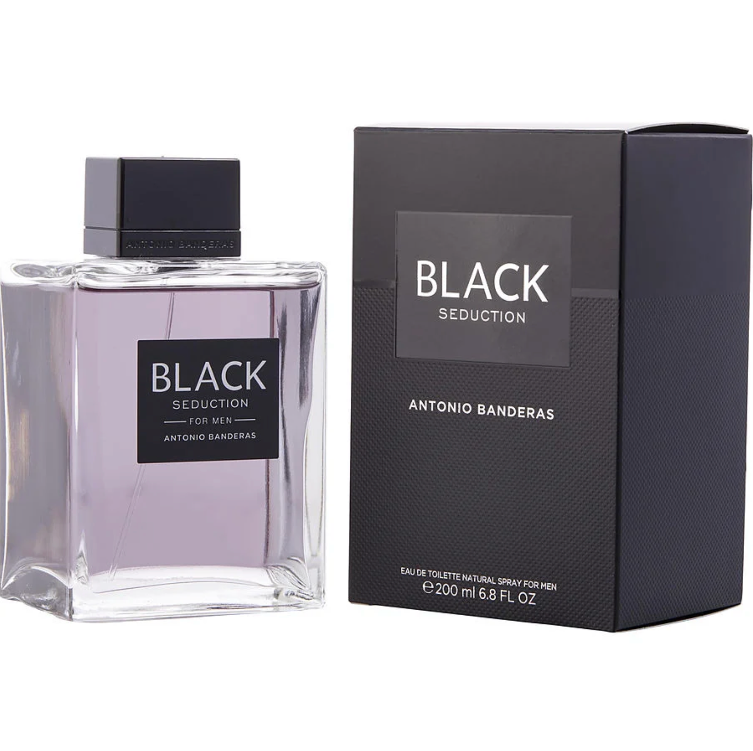 Black Seduction For Men Eau De Toilette Spray by Antonio Banderas - 6.8oz/200ml image