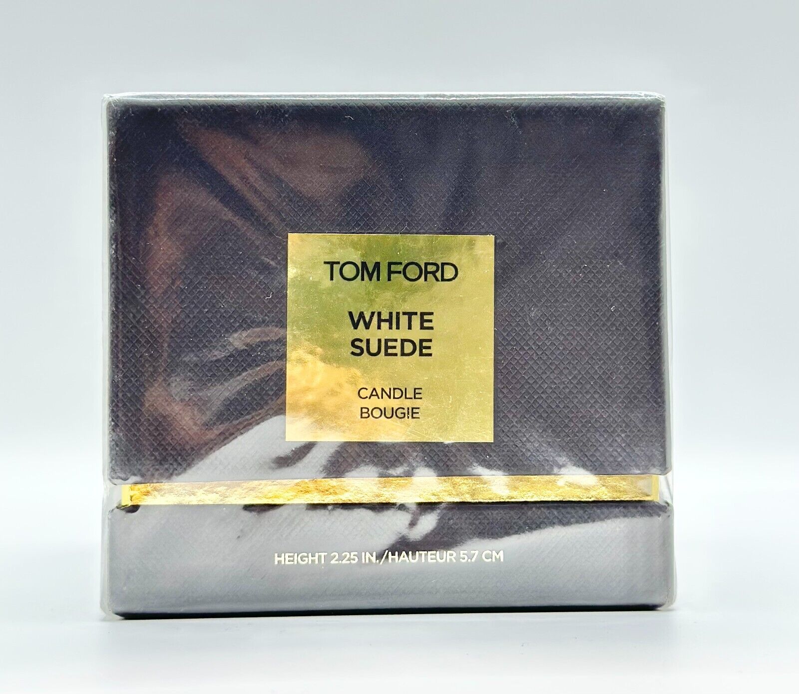 Tom Ford White Suede Candle Height 2.25 image 3