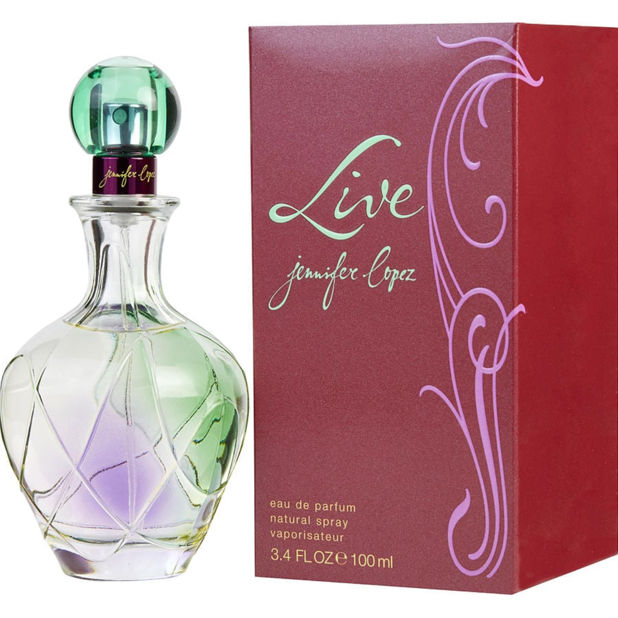 Live Jennifer Lopez women Eau De Parfum - 3.4 oz / 100 ml image