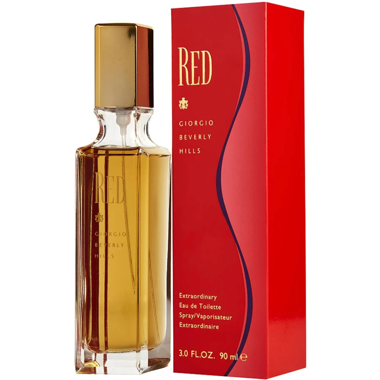 Red women Eau De Toilette Spray - 3.4 oz / 100 ml image