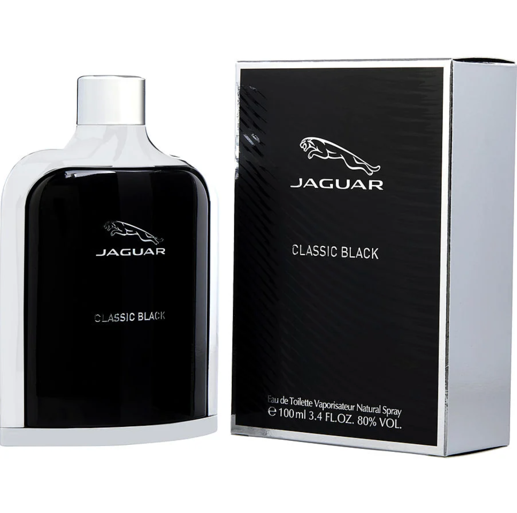 Jaguar Classic Blackmen Eau De Toilette Spray 3.4 oz image 0