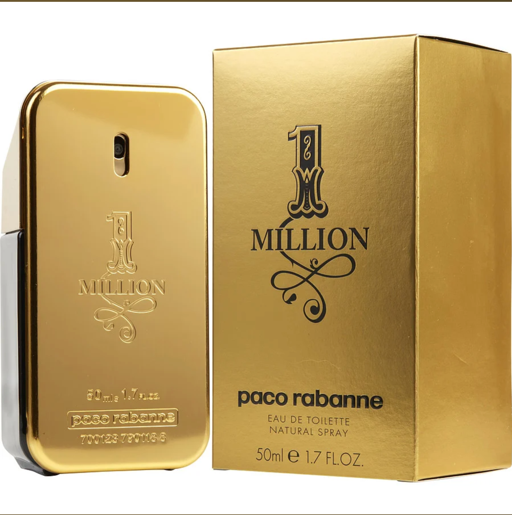 Paco Rabbanne 1 million Eau De Toliette - 1.7oz/50ml image