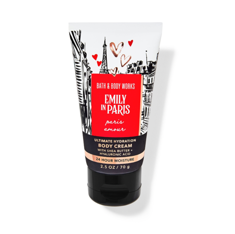 Bath & Body Works Emily in Paris Amour Travel-Size Body Cream (2.5 oz / 70 g) image 0