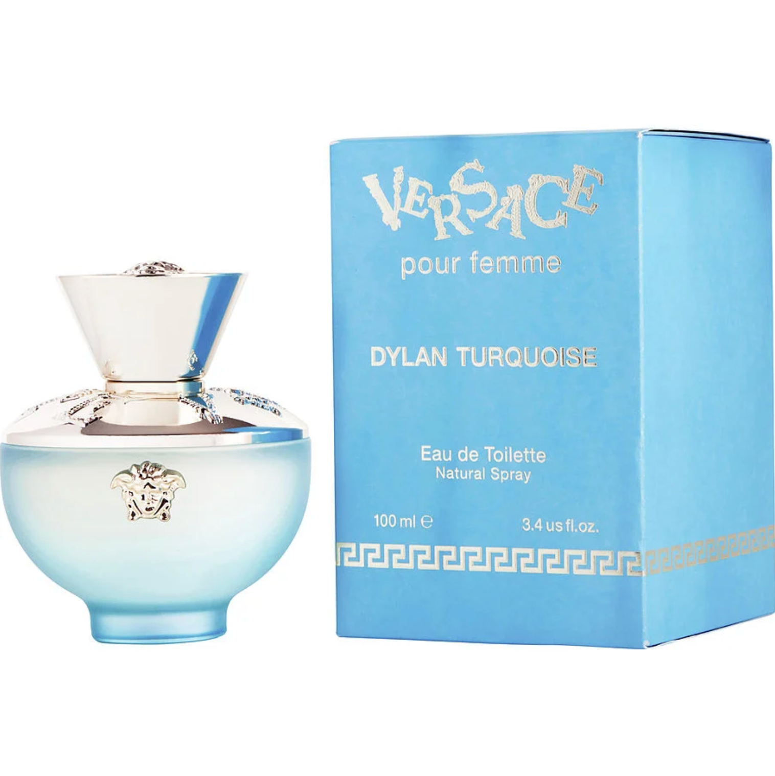 Versace Dylan turquoise Eau De Parfum for Women 3.4 oz image 0