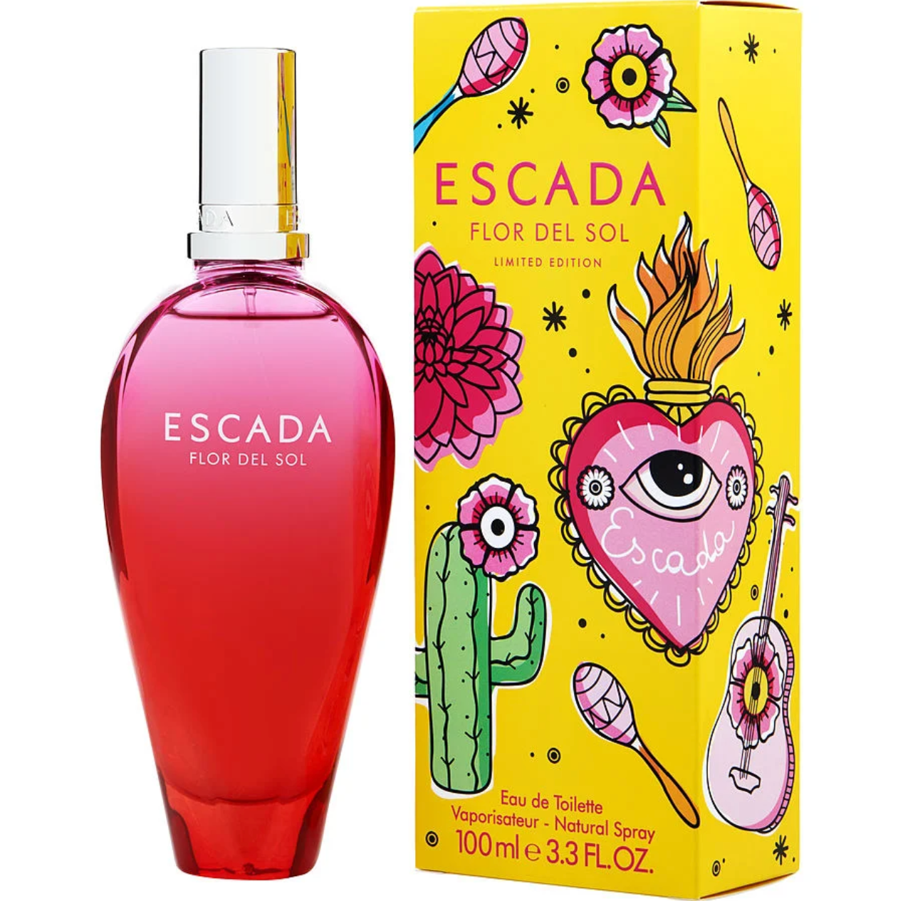 Escada Flor Del Sol women Eau De Toilette Spray (Limited Edition) 3.3 oz image 0