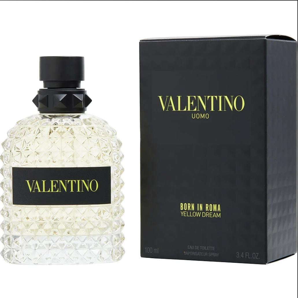 Born In Roma Yellow Dream Eau De Toilette Spray Men by Valentino - 3.4oz/100ml image