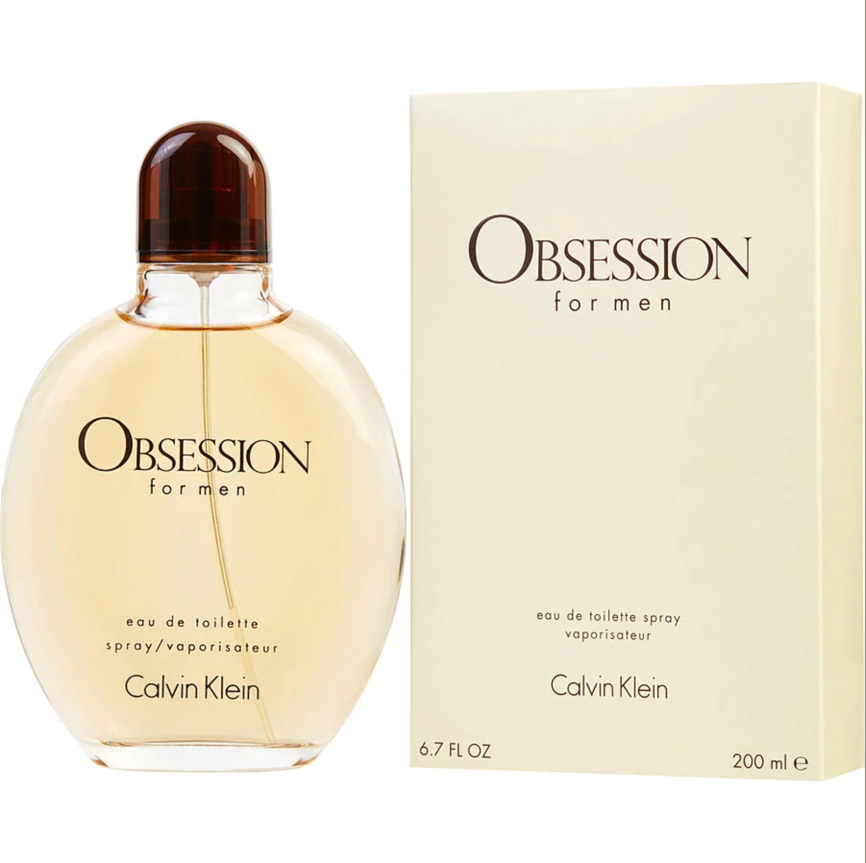 Obsession By Calvin Klein Eau De Toilette Spray For Men - 6.7oz/200ml image