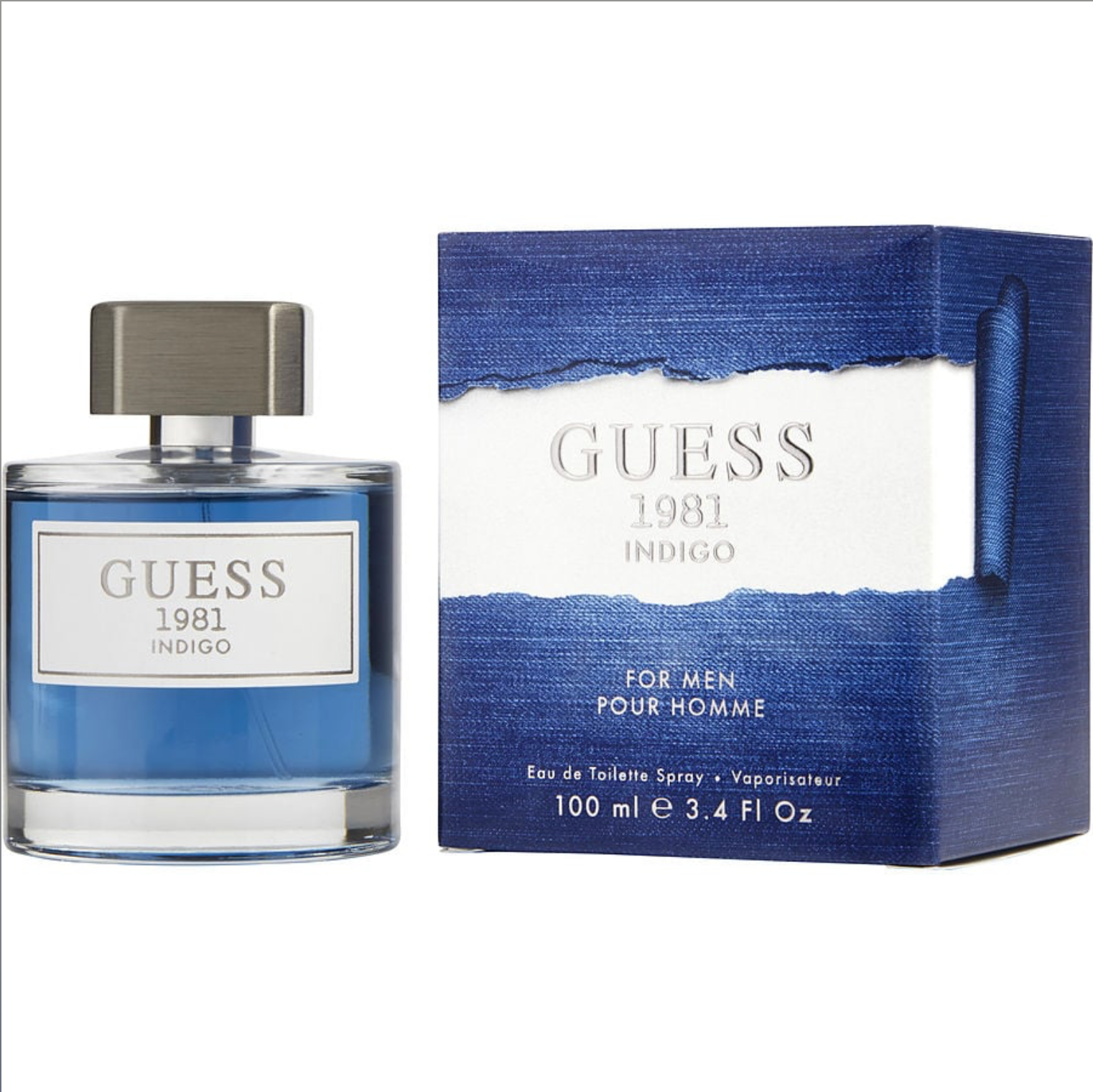 Guess 1981 Indigo Men Eau De Toilette Spray 3.4 oz image 0