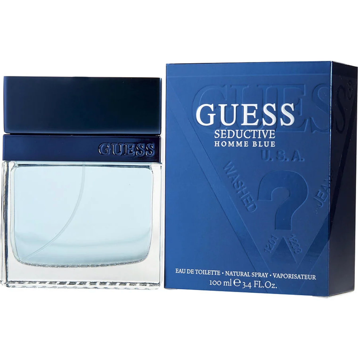 Guess Seductive Homme Blue Men Eau De Toilette Spray 3.4 oz image 0