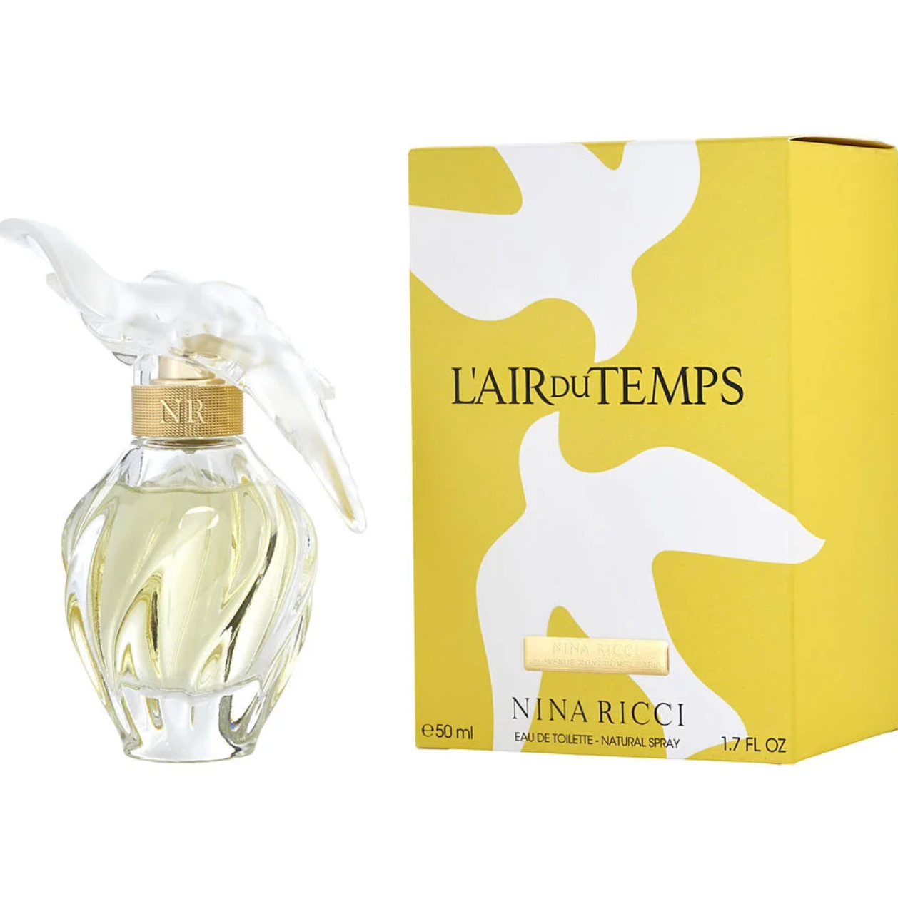 L'Air du Temps Perfume Eau De Parfum Spray Women by Nina Ricci - 1.7oz/50ml image
