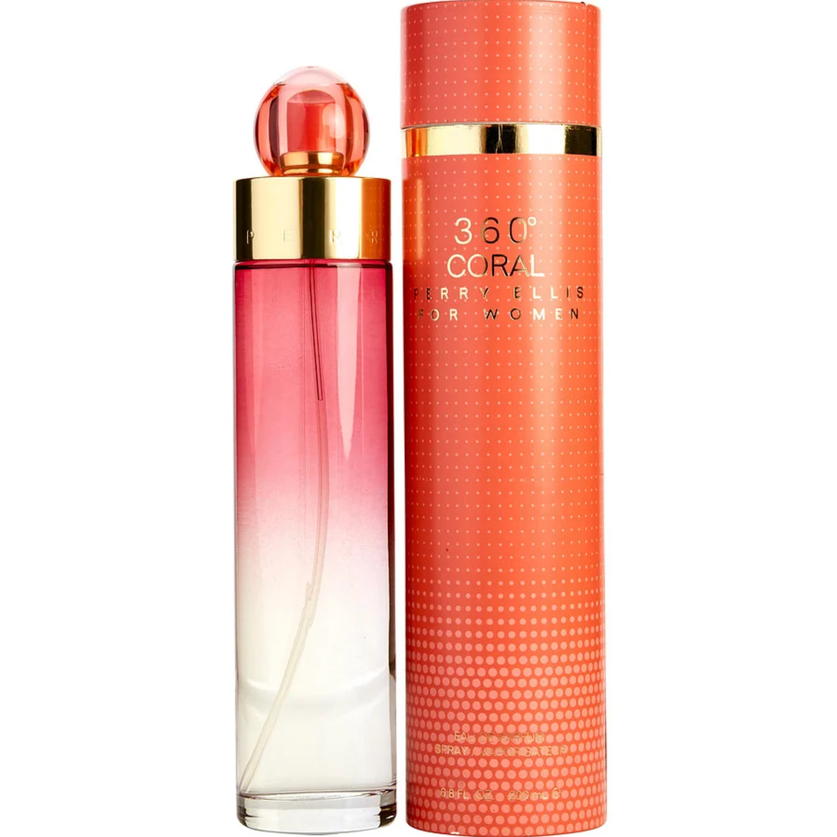 360 Coral By Perry Ellis Eau De Parfum For Women 3.4 oz image 0