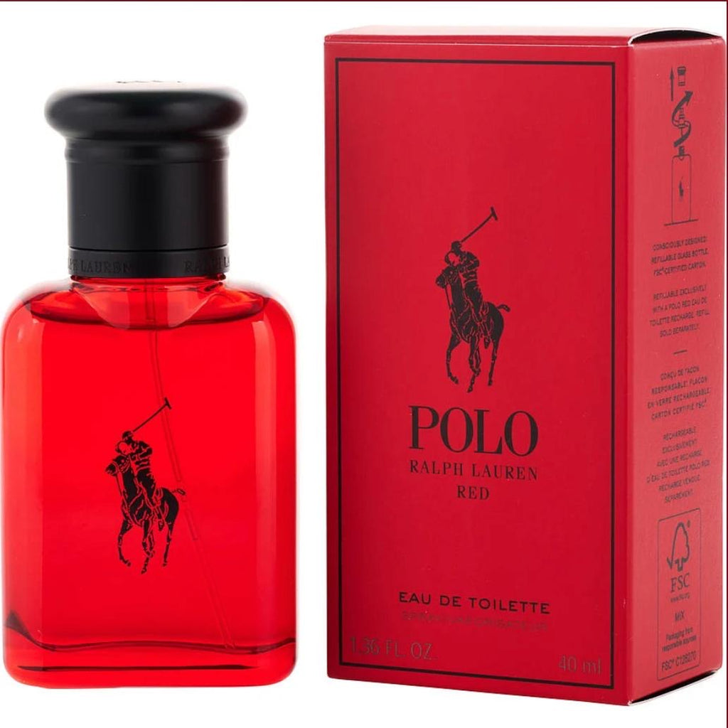 Polo Red Cologne Eau De Toilette Spray Men by Ralph Lauren - 1.36oz/40ml image