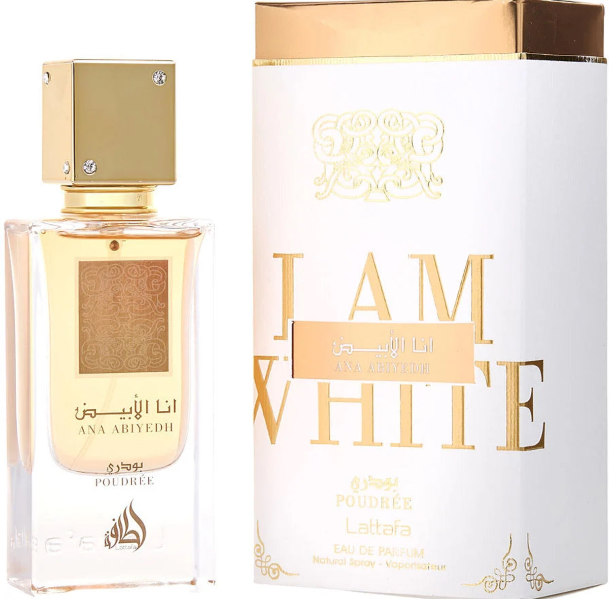 Ana Abiyedh Poudree Lattafa Perfumes for Unisex Eau de Parfum  2.0 oz image 0