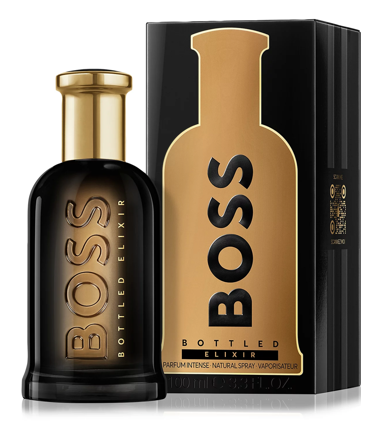 Boss Bottled Elixir men Parfum Intense Spray 3.4 oz image 0