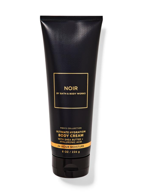 Bath & Body Works NOIR Body Cream Men Lotion 8 oz image 0