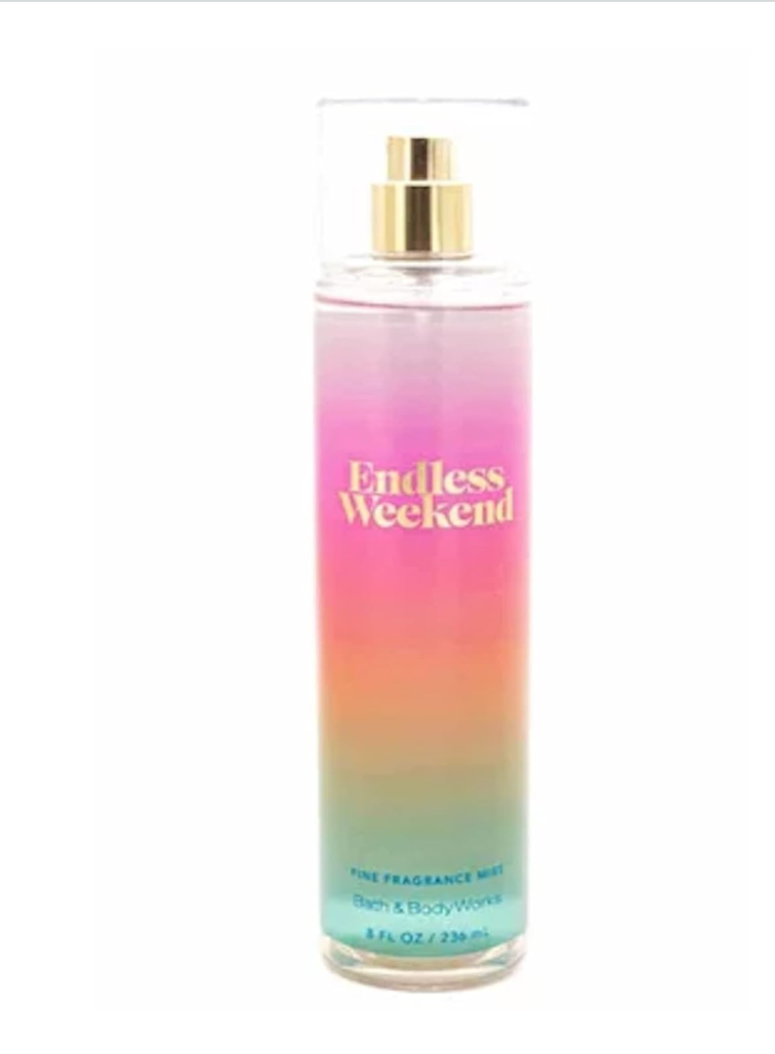 BATH & BODY WORKS ENDLESS WEEKEND FRAGRANCE MIST SPRAY FOR WOMEN - 8.0 OZ image 0