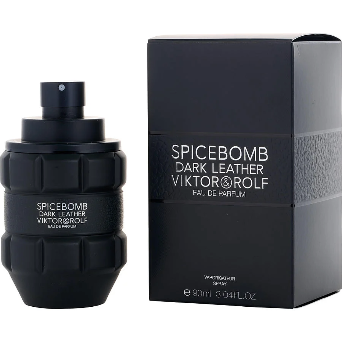 Spicebomb Dark Leather men Eau De Parfum Spray 3 oz image 0