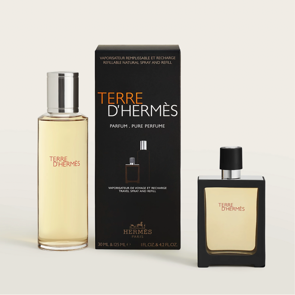 Terre d'Hermes Parfum Parfum Spray For Men - 1oz/4.2oz/30ml/125ml image