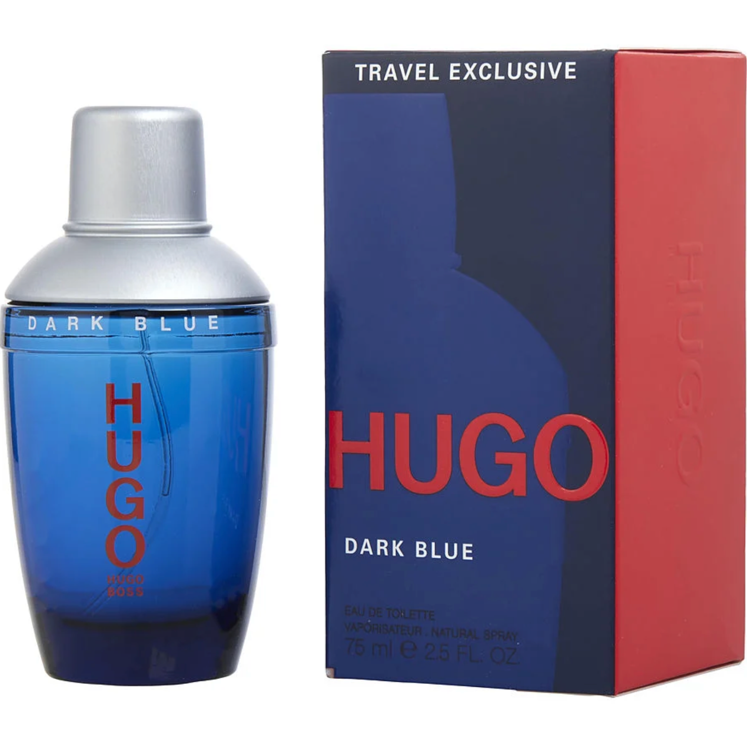 Hugo Dark Blue men Eau De Toilette Spray 2.5 oz image 0